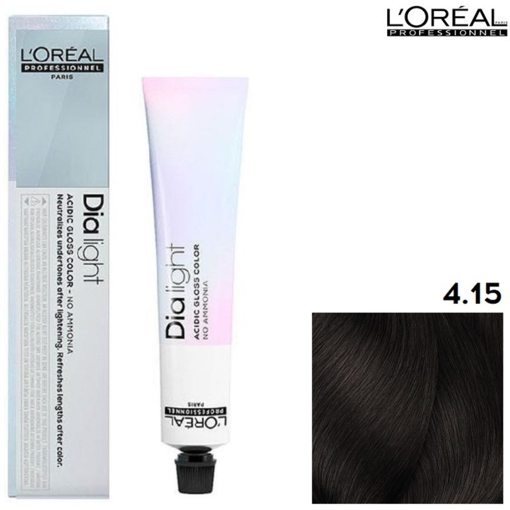 L'Oreal Professionnel Dia Light 4.15 шатен пепельно-махагоновый 50мл