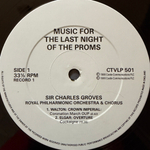Sir Charles Groves, Royal Philharmonic Orchestra & Chorus ‎– Music For The Last Night Of The Proms 2LP (Англия 1990г.)