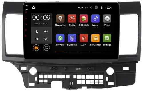 Магнитола для Mitsubishi Lancer X 2007-2016 - Airok RX-2612 Android 13, Быстрая, SIM-слот