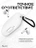 Чехол для Airpods Pro 2 Gurdini прорезиненный soft touch c карабином Белый