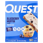 Quest Nutrition, протеиновый батончик, кекс с голубикой, 4 шт. по 60 г (2,12 унции)