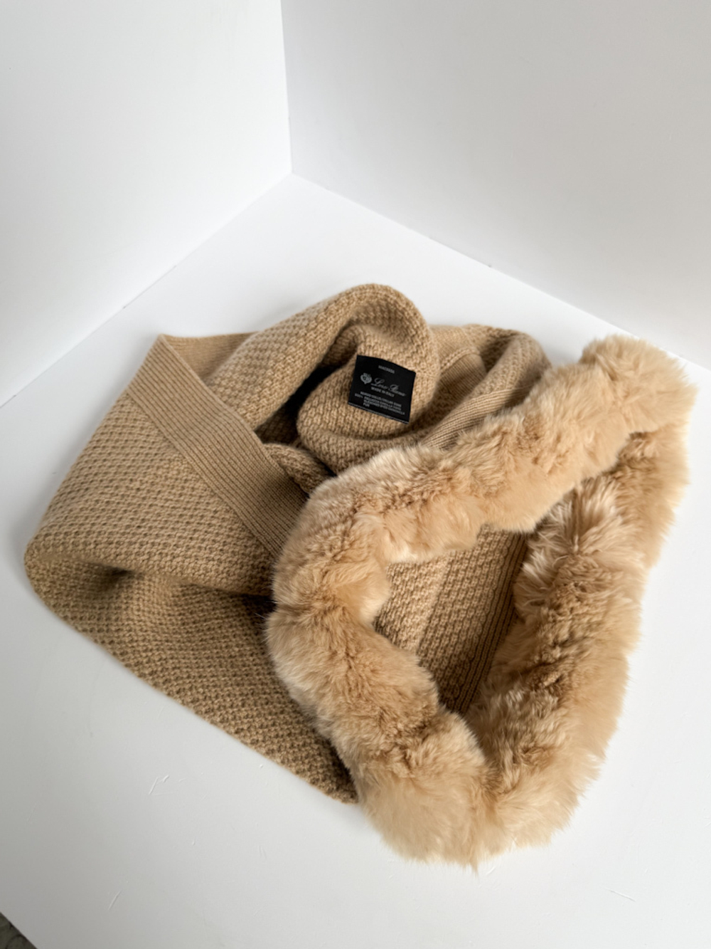 Кашемировый шарф-снуд Loro Piana, S