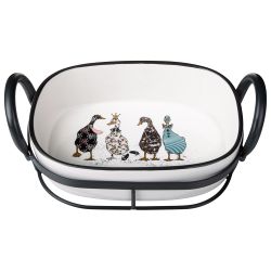 ФОРМА НА МЕТАЛ.ПОДСТАВКЕ LEFARD "FAMILY FARM" 25*15,5*9 CM 900 МЛ