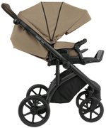 Детская коляска Roan Bass Next 2.0 3 в 1 с автокреслом Pituso Baesa Pro Black BSN/42/2 Mocha Mousse/Black/руч.Cappuccino