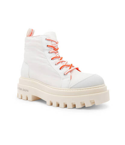 ботильоны toothy combat boot softny CALVIN KLEIN JEANS - кремовый(YW0YW00948)