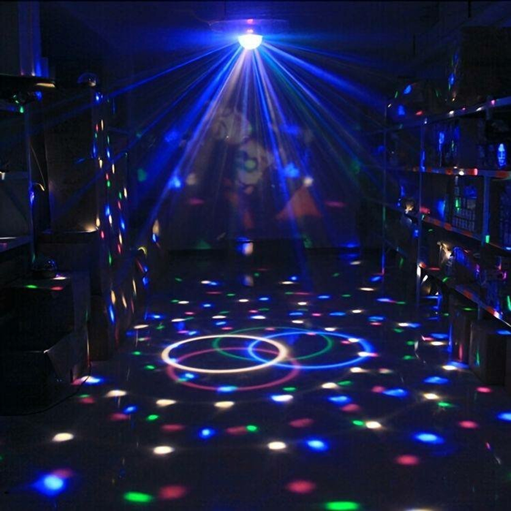 Светодиодный диско- шар MP3 Led Magic Ball Light с пультом управления, bluetooth