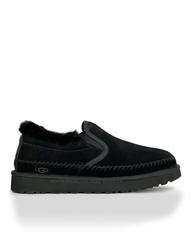 MENS STITCH SLIP - Black