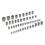 Набор инструментов, 1/2", 1/4", 3/8", CrV, S2, пластиковый кейс, 216 предметов Denzel