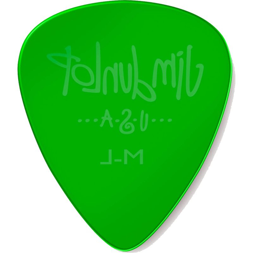 Dunlop 486RML Gels M-L Green 72Pack медиаторы, medium light, 72 шт.