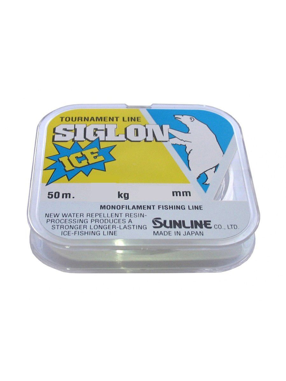 Леска для рыбалки SUNLINE Siglon ICE FISHING 50M CLEAR #1.0/0.165mm