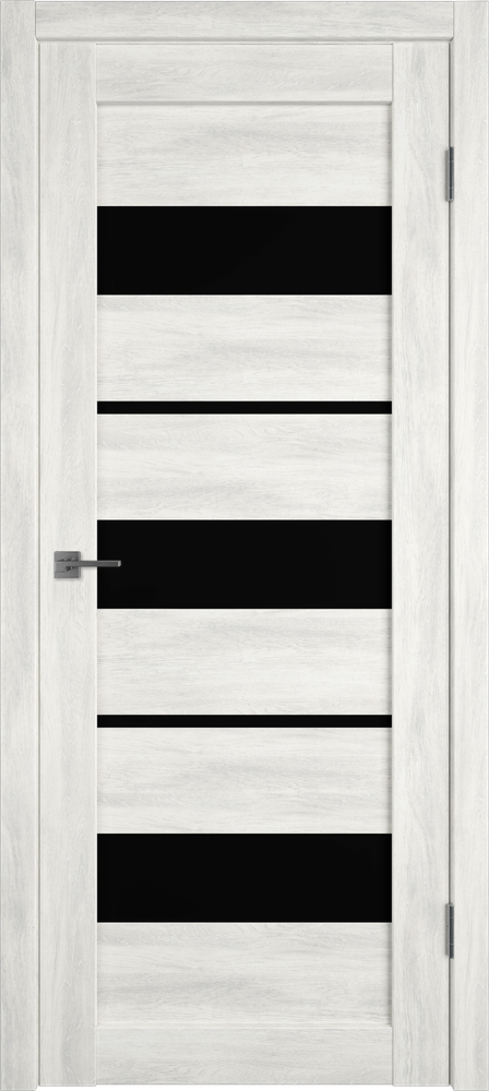 Дверь Atum 23 / Nord Vellum / Black Gloss / Владимирские двери