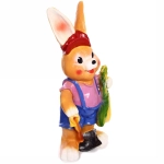 Фигура из гипса «Заяц с кукурузой» 68см