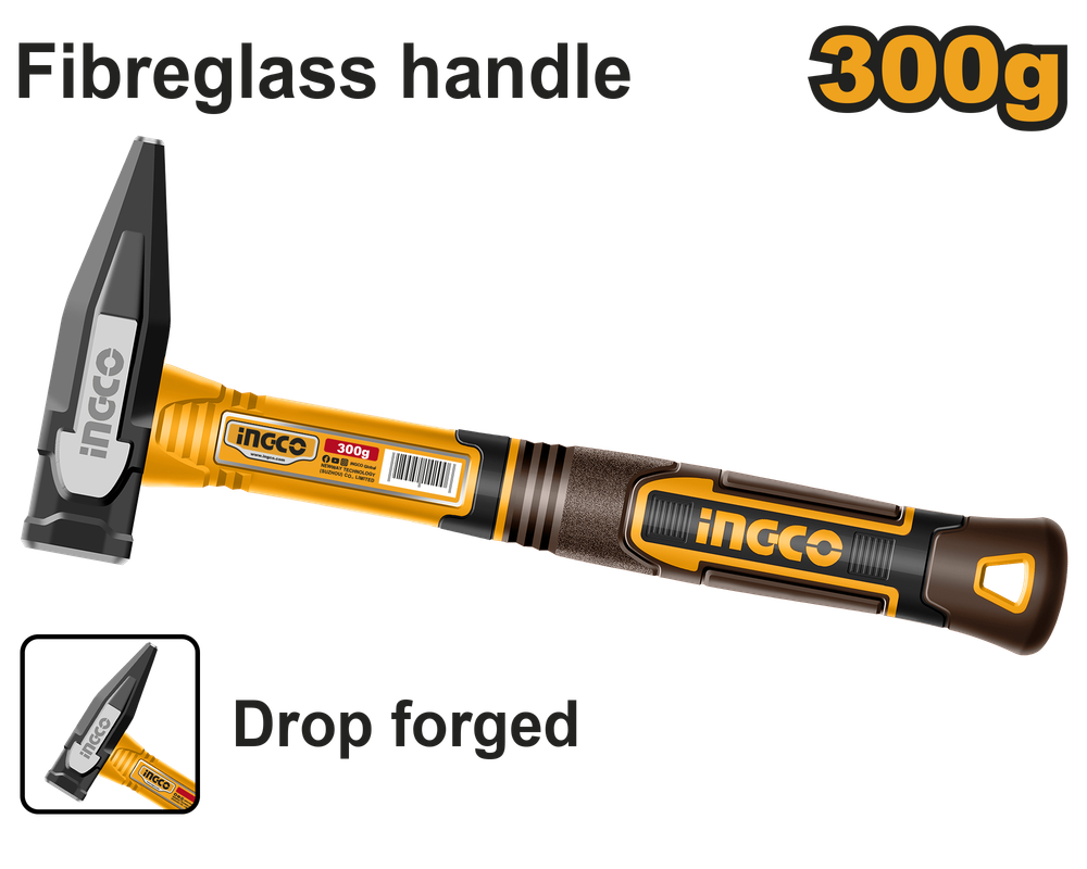 Молоток слесарный INGCO HMH82300 300 г