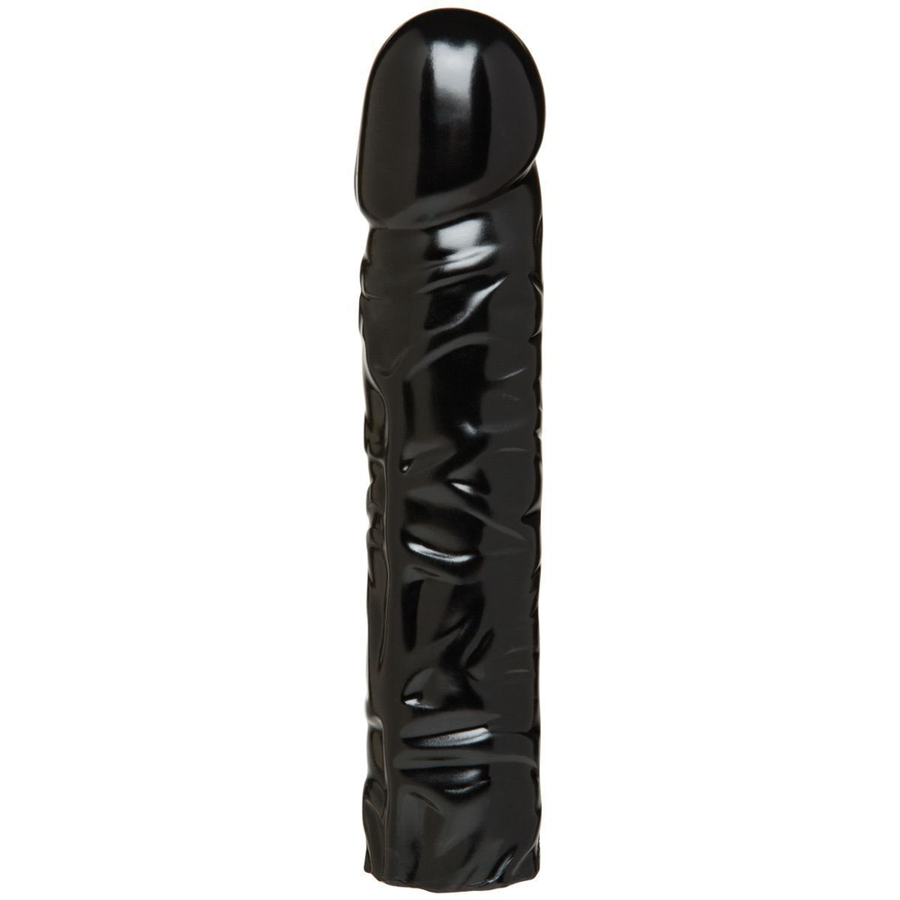 Насадка-фаллоимитатор Vac-U-Lock CodeBlack 8 Inch Classic Dong - 19,3 см. (Цвет: черный)