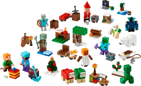 Конструктор LEGO Minecraft 21280 Адвент календарь 2025
