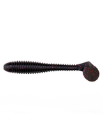 Виброхвост Helios Catcher 3,55"/9 см Black & Pearl 5шт. (HS-2-028)