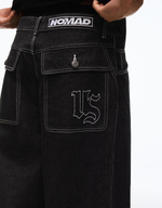 Мужские джинсовые бермуды super baggy fit - BERSHKA