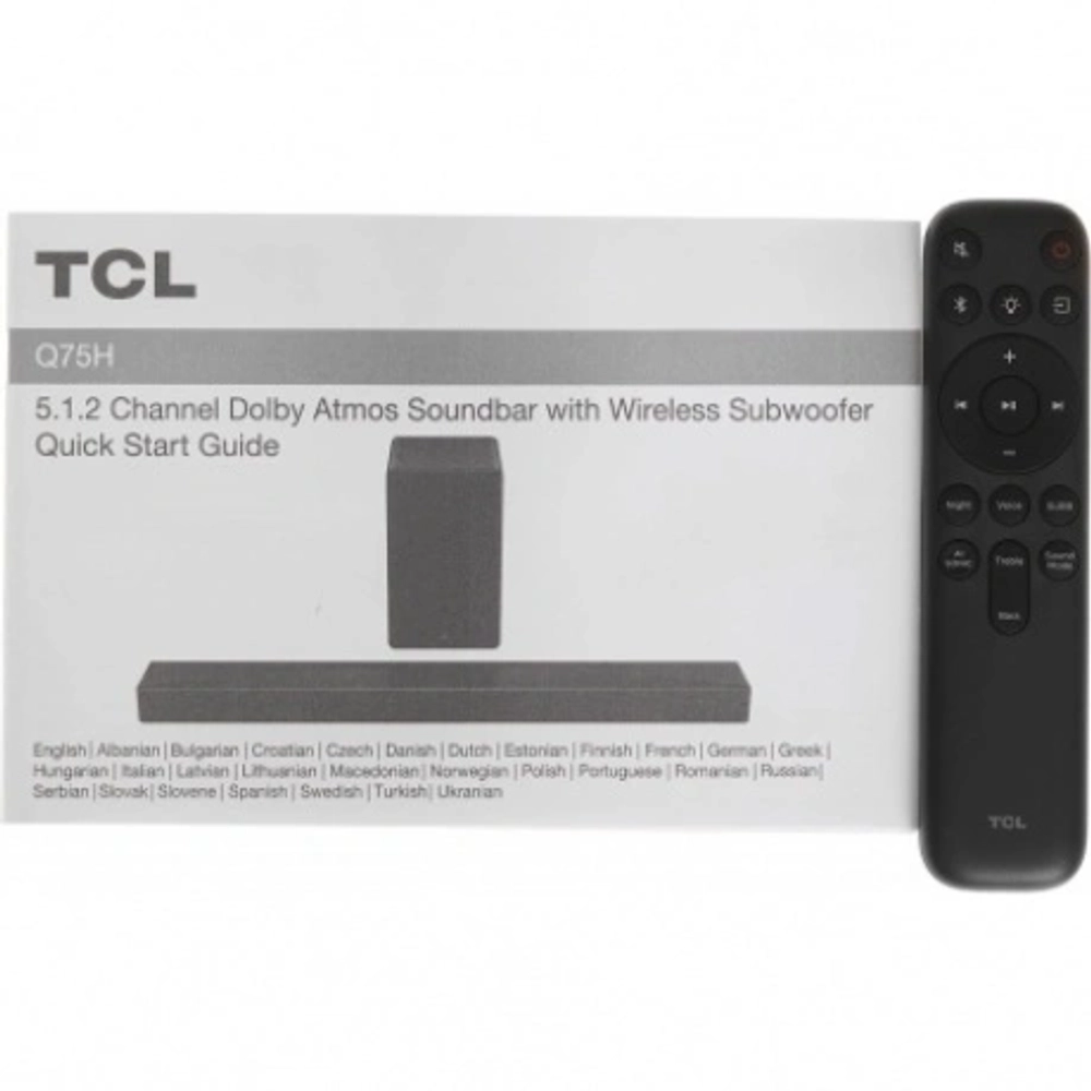 Саундбар TCL Q75H 5.1.2 620Вт черный