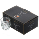 Стопка стекло, 50 мл, 6 шт, Briverre, Череп, BR2013