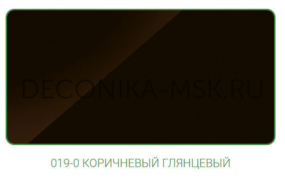 Раскладка для плитки внутренняя DECONIKA 8мм 2.5м Коричневый глянцевый Д-Пл8-В-019КГ