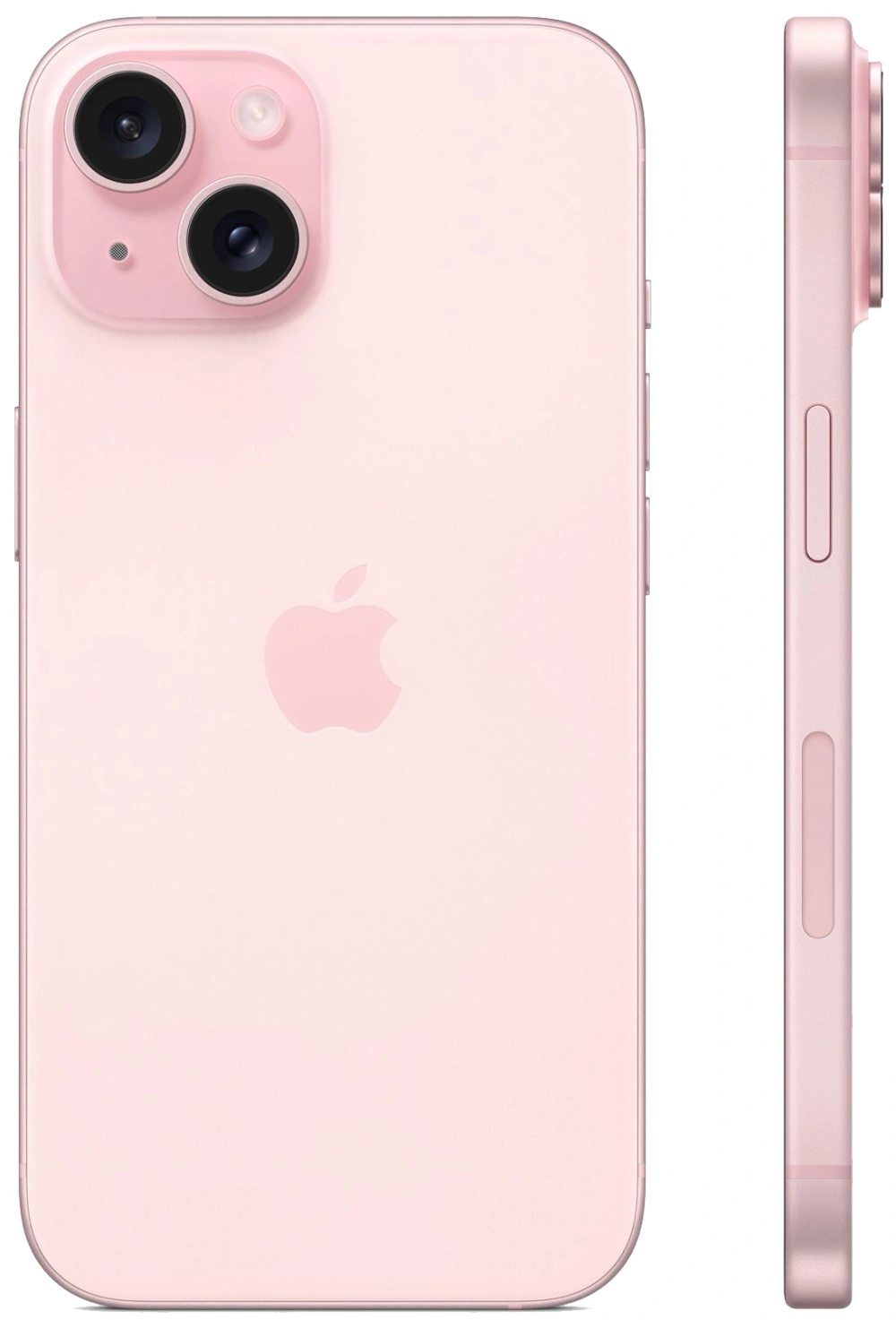 Смартфон Apple A3090 iPhone 15 128Gb розовый моноблок 3G 4G 1Sim 6.1" 1179x2556 iOS 17 48Mpix 802.11 a/b/g/n/ac/ax NFC GPS GSM900/1800 Protect