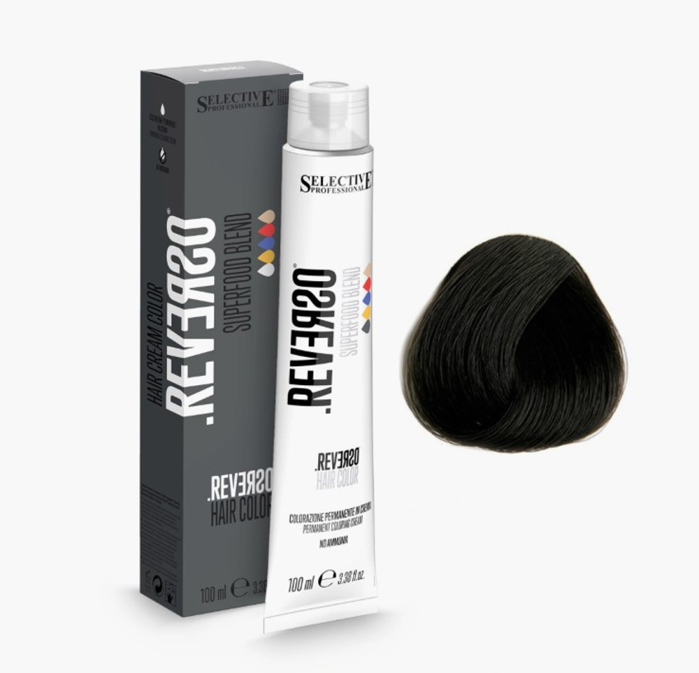 1.0 "Reverso Hair Color"Черный 100мл