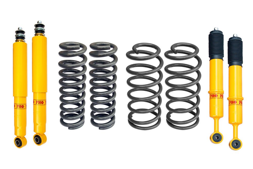 Лифт-комплект Toyota Land Cruiser Prado 120, FJ Cruiser 30 мм мягкий РИФ Лифт-комплект Toyota Land Cruiser Prado 120, FJ Cruiser 30 мм мягкий РИФ