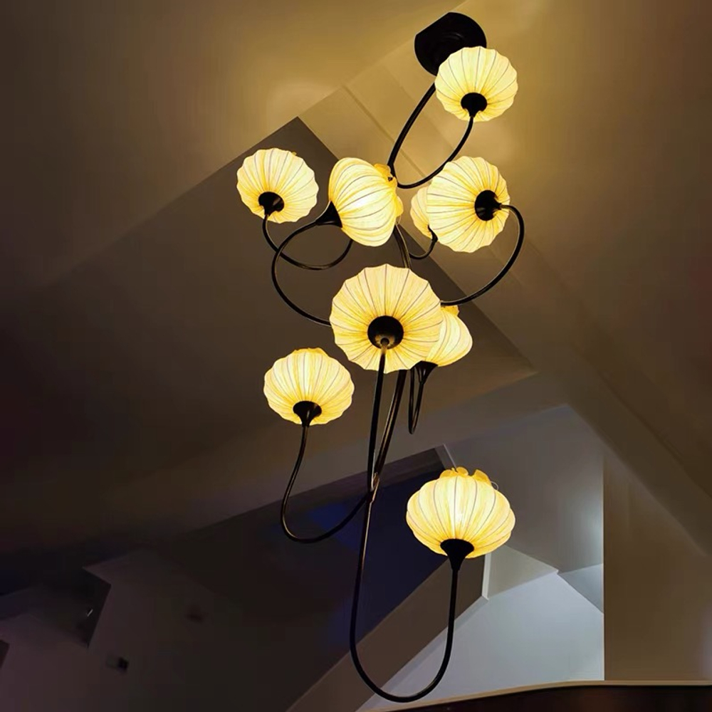 Chandelier design lamp Palms by Aqua Creations Studio