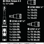 Набор для велосипедиста Torque 1, 2,5—25 Н·м, 16 предметов WERA 05004180001