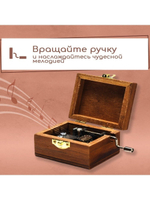 Музыкальная шарманка "Сидней" 6х4х6см
