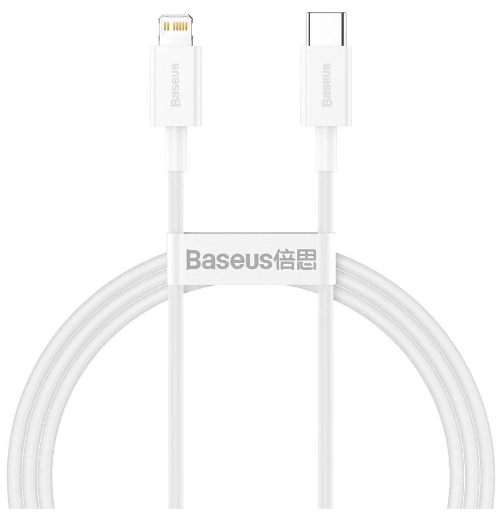 Кабель-зарядка Type-C на Lighting Baseus Superior 20W 1.5м (CATLYS-B02) белый