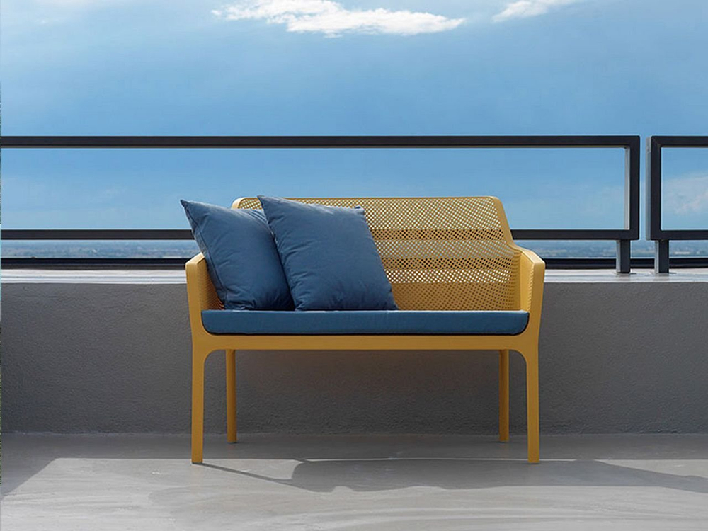 Подушка для дивана, Net Bench, деним