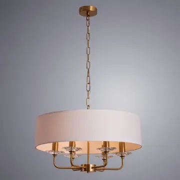 Подвесная люстра 6*Е14 A8555SP-6AB бронза Jennifer Arte lamp