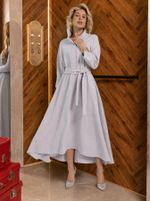 Платье Лорита (светло-серое) П16427-16М LT Collection