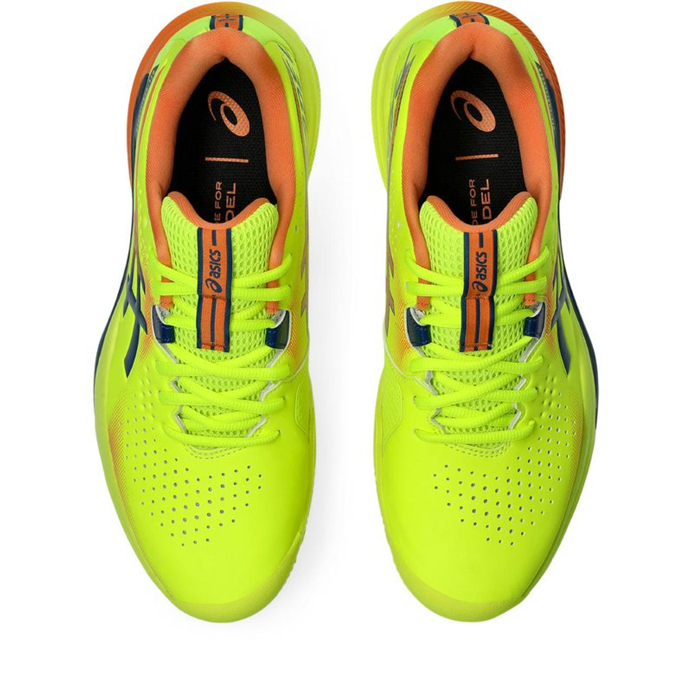 Мужские кроссовки для Падел Asics Gel-Challenger 15 Padel L.E. - safety yellow/twilight blue