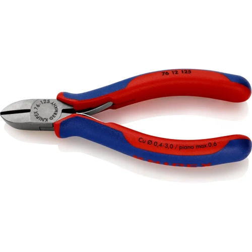 Кусачки боковые черненые 125 мм Knipex 76 12 125