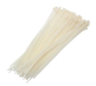 Хомут пластмас WHITE 4х250 (100шт) KING WHITE 4х250