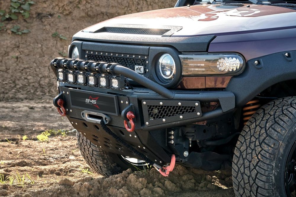 Бампер силовой передний BMS ALFA для Тойота FJ Cruiser 2005-2023