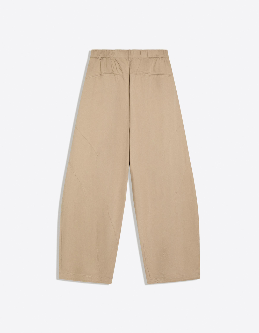 Мужские брюки barrel fit с вытачками - BERSHKA