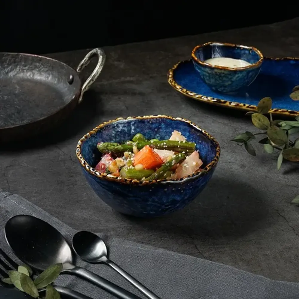 Салатник 310 мл d 11,7 см h5,6 см емкость для закусок Aqua Blue P.L. Proff Cuisine [6]