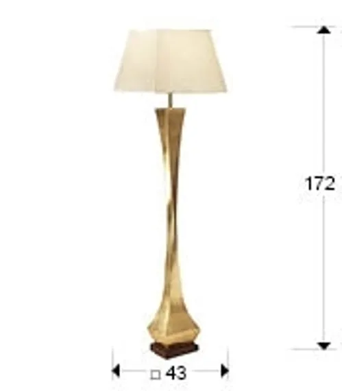 Торшер Deco золотой