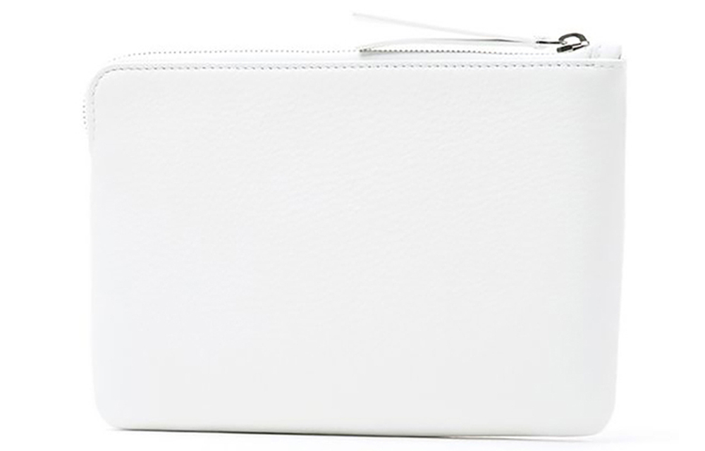 Balenciaga Cow Leather Clutch Regular Women"s White