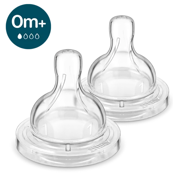 Əmzik \ Philips Avent 2 pieces Anti-colic nipple 0m+