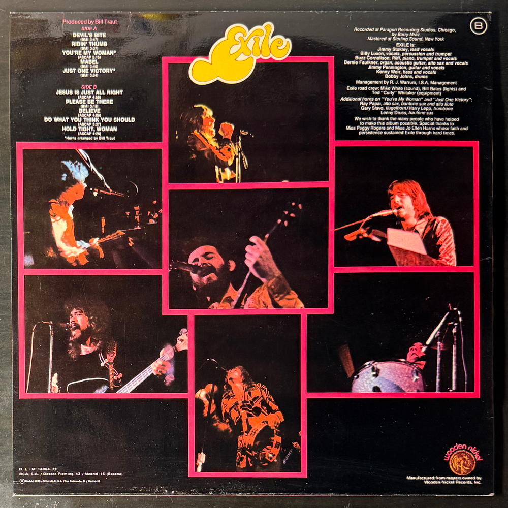 Exile – Exile (Испания 1979г.) Т