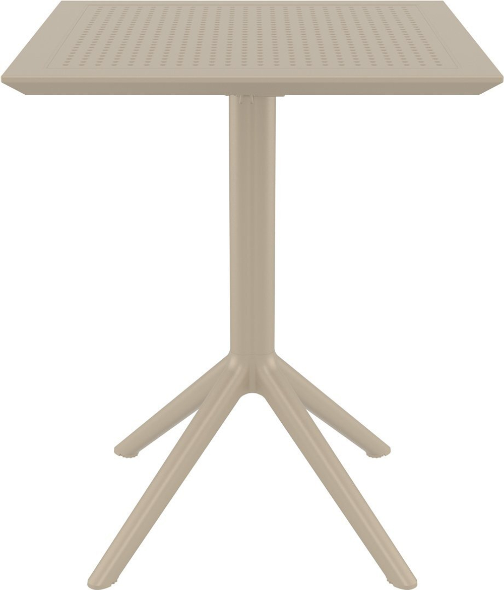 Стол пластиковый складной Siesta Contract Sky Folding Table 60, бежевый