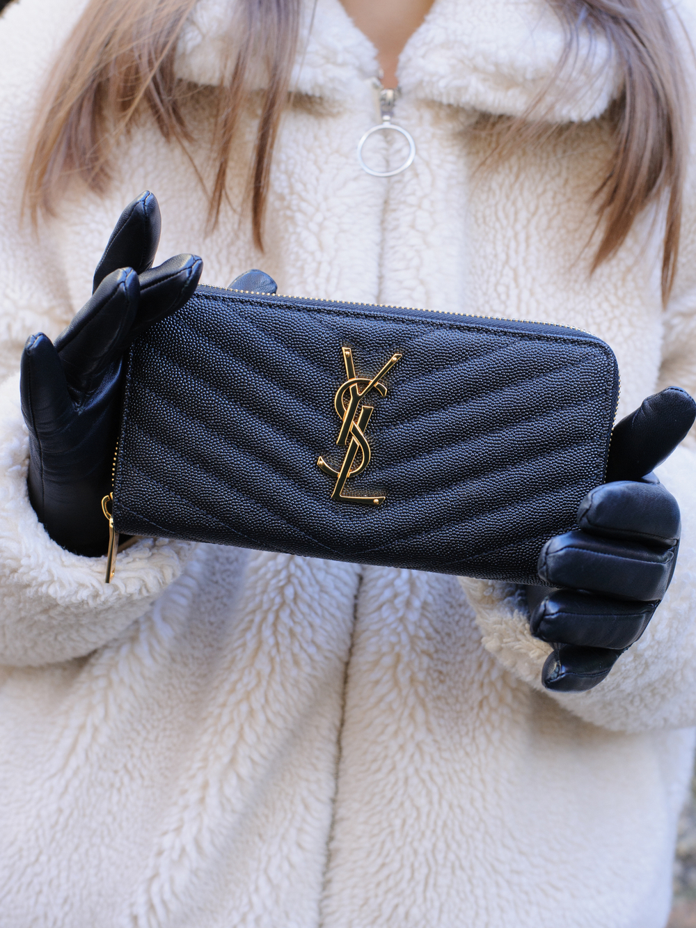 Saint Laurent Кожаный кошелёк