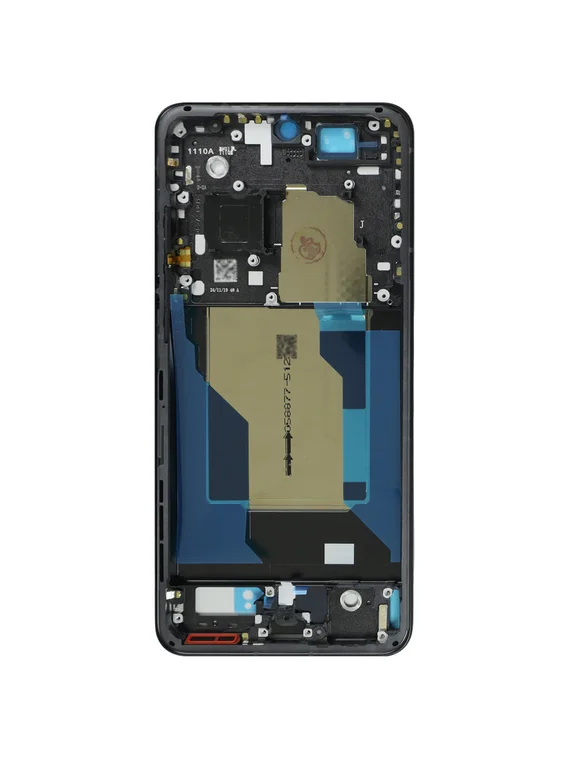 Рамка (средняя часть корпуса) для Vivo X200 черная (Black)