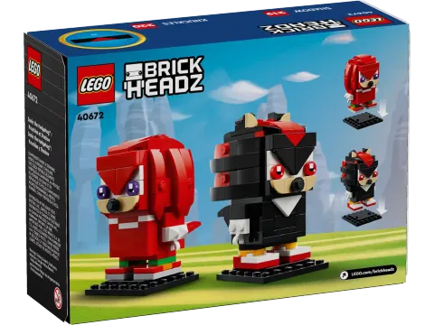 Конструктор LEGO BrickHeadz 40672 Ежик Соник: Наклз и Шэдоу