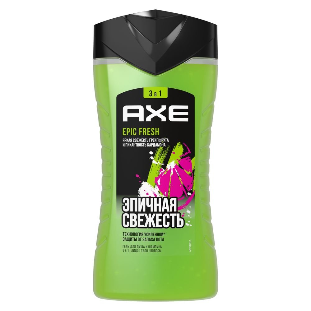 Гель для душа муж.AXE Epic Fresh 250мл