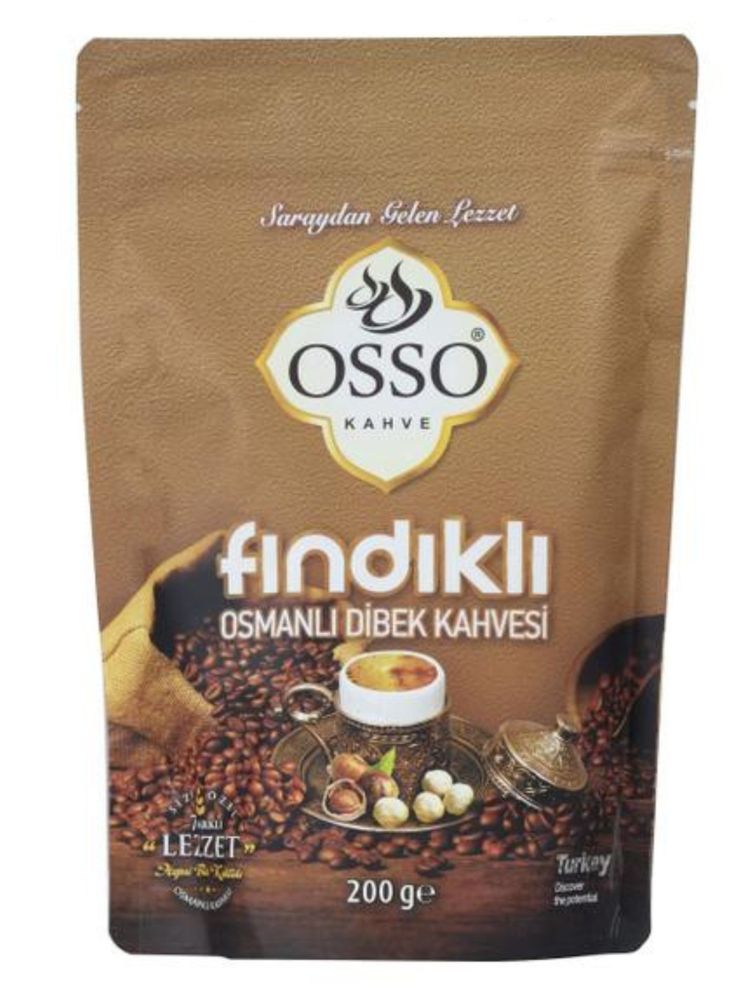 Кофе молотый Дибек Osso Dibek с фундуком 200 г x 2 шт